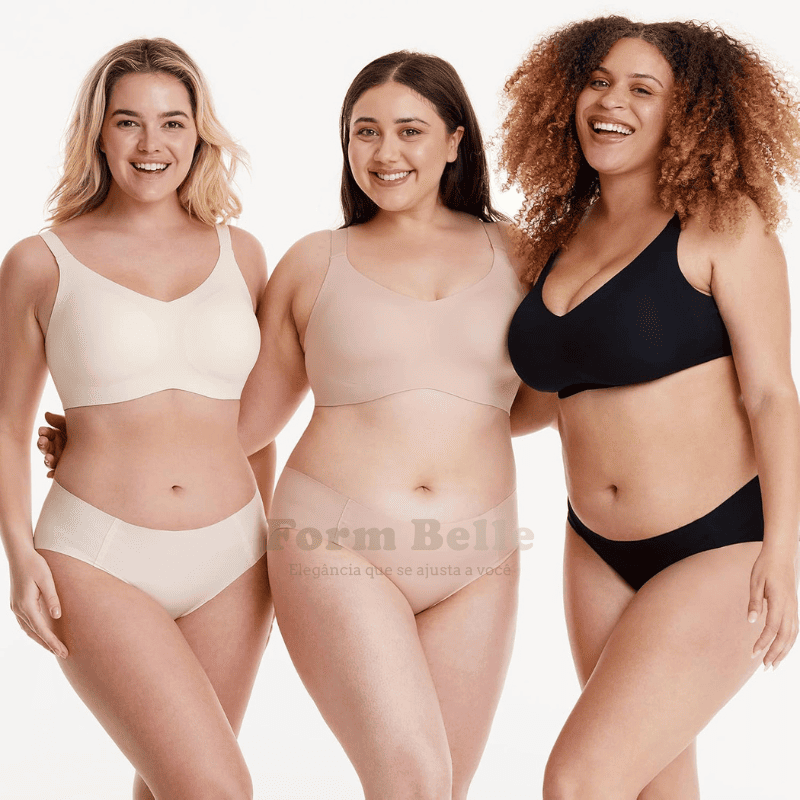 Sutiã Modelador Lux Comfort Sem Costura - Sustentação e Conforto [COMPRE 1 LEVE 2] + BRINDES