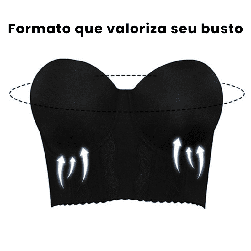 Sutiã Corset Modelador – Elegância e Sustentação [COMPRE 1 LEVE 2] + Alças Removíveis Grátis