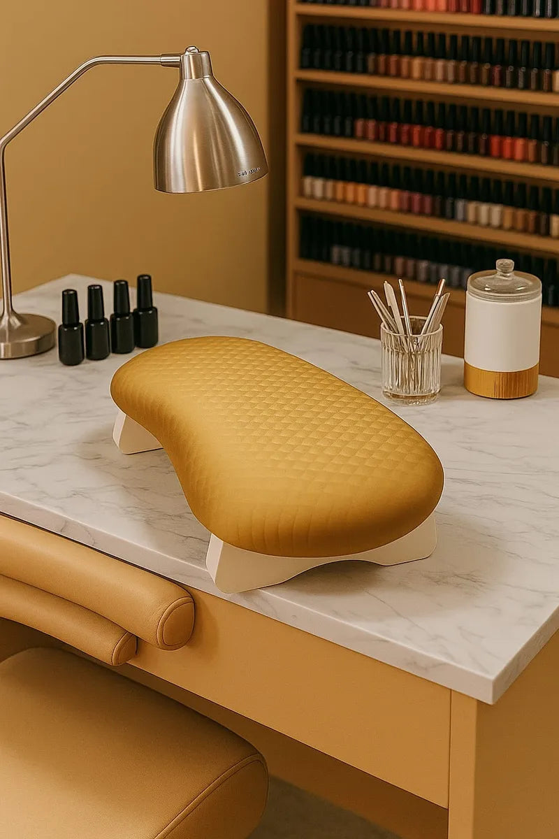 Apoio Suporte De Braço Mão Manicure Semi-curvo Altura 10cm