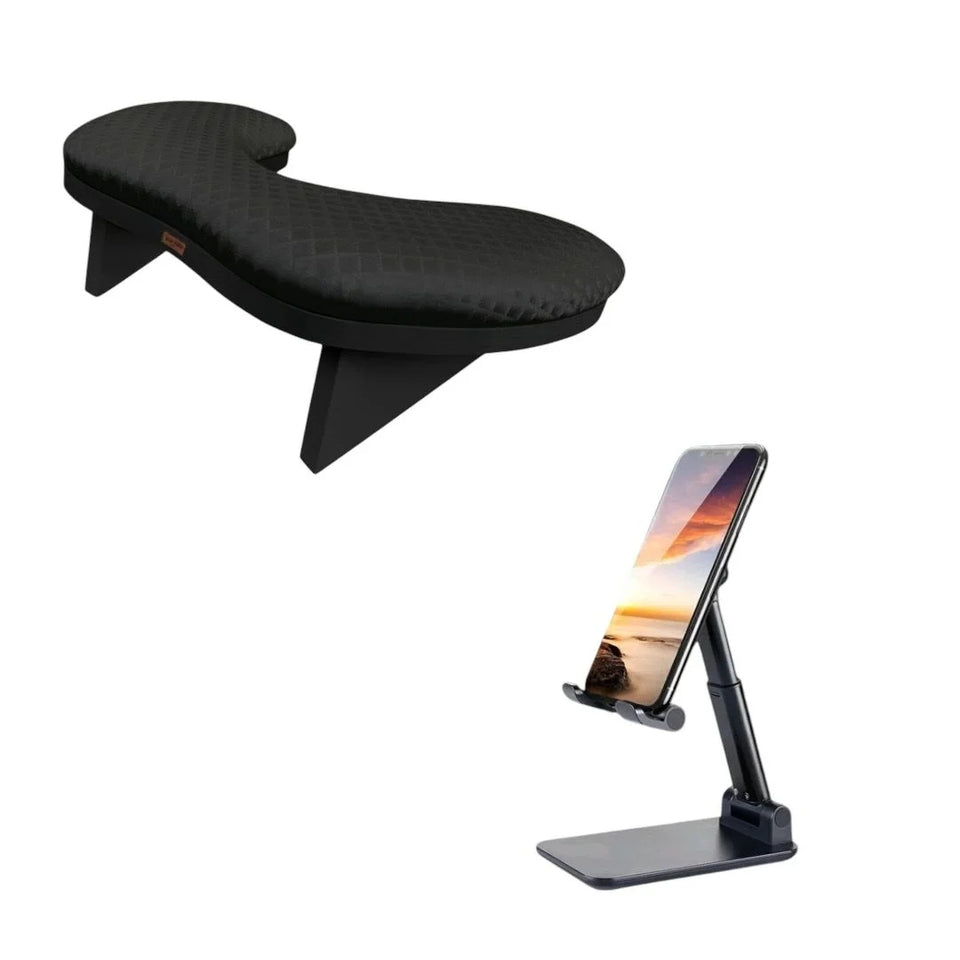 Apoio de Braço Delta + Suporte de Celular