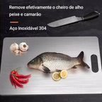 Tábua De Corte 100% Titânio Puro 30x20cm | [ANTI-BACTERIAS]