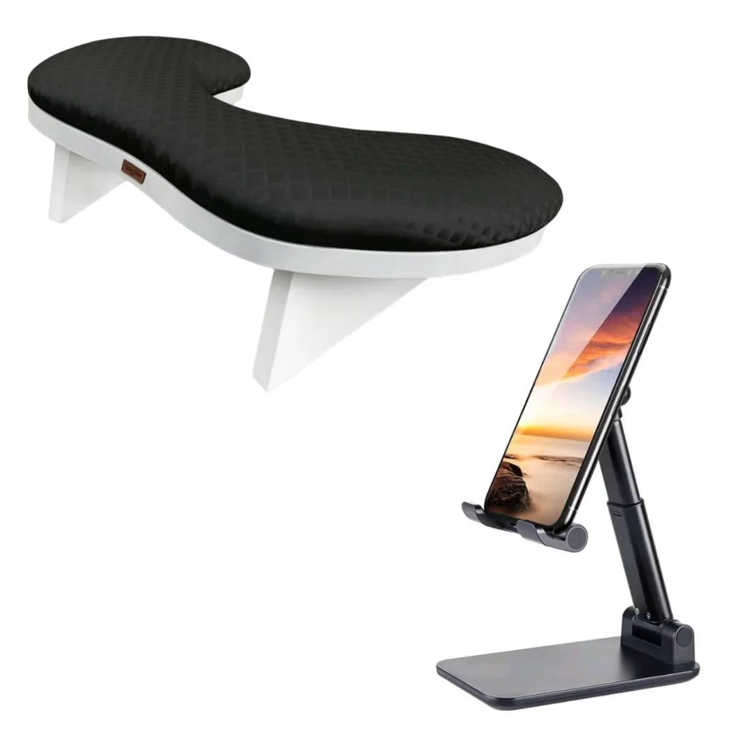 Apoio de Braço Delta + Suporte de Celular